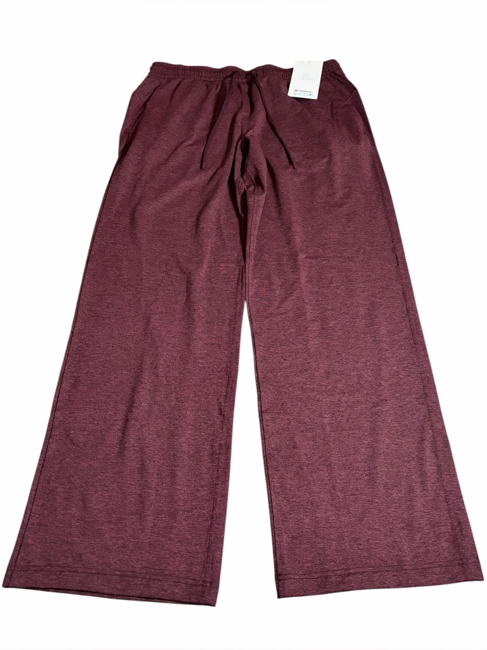 NWT Lululemon Soft Jersey Straight-Leg Mid-Rise Pant 32” (Garnet/Red Merlot) 12